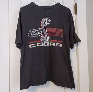 FORD Mustang Shelby Cobra Newport Blue gray t-shirt Medium cars motorsports